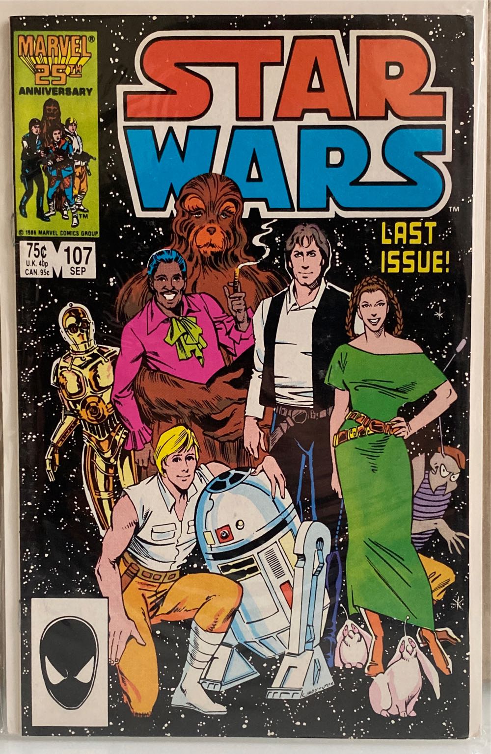 Star Wars - Marvel Comics (107 - Sep 1986) comic book collectible [Barcode 071486028178] - Main Image 3
