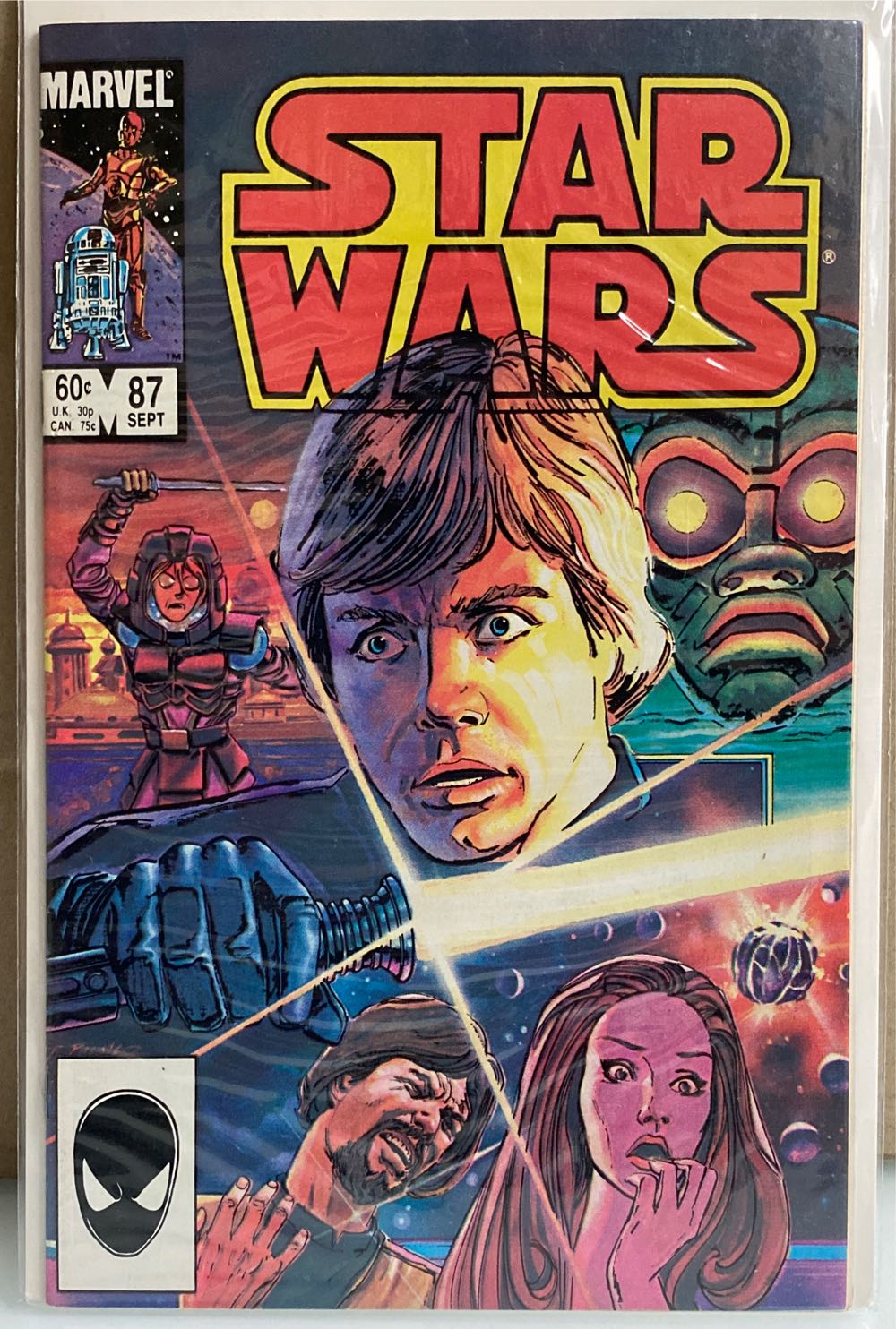 Star Wars (Vol. 1) - Marvel (87 - Sep 1984) comic book collectible [Barcode 071486028178] - Main Image 2