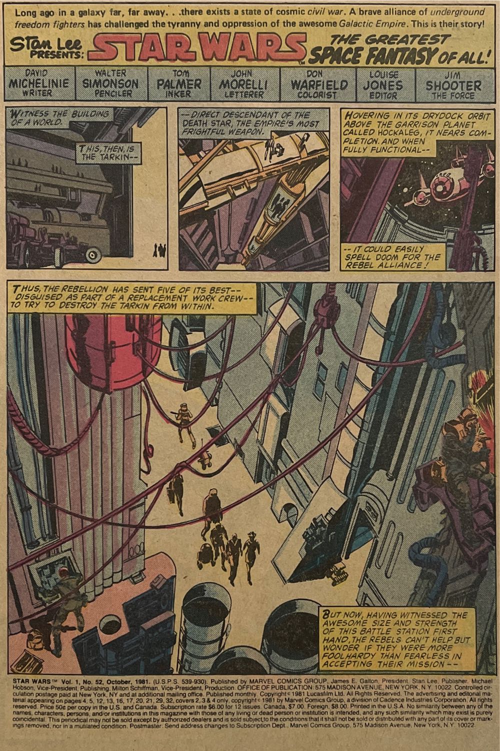 Star Wars - Marvel Comics (52 - Oct 1981) comic book collectible [Barcode 07148602817810] - Main Image 2