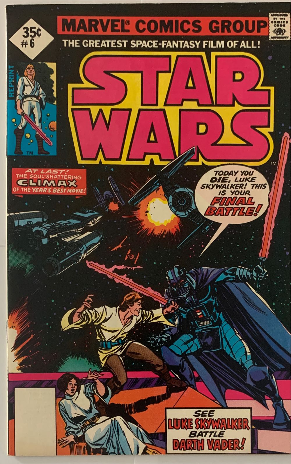 Star Wars - Marvel Comics (6 - Dec 1977) comic book collectible - Main Image 2
