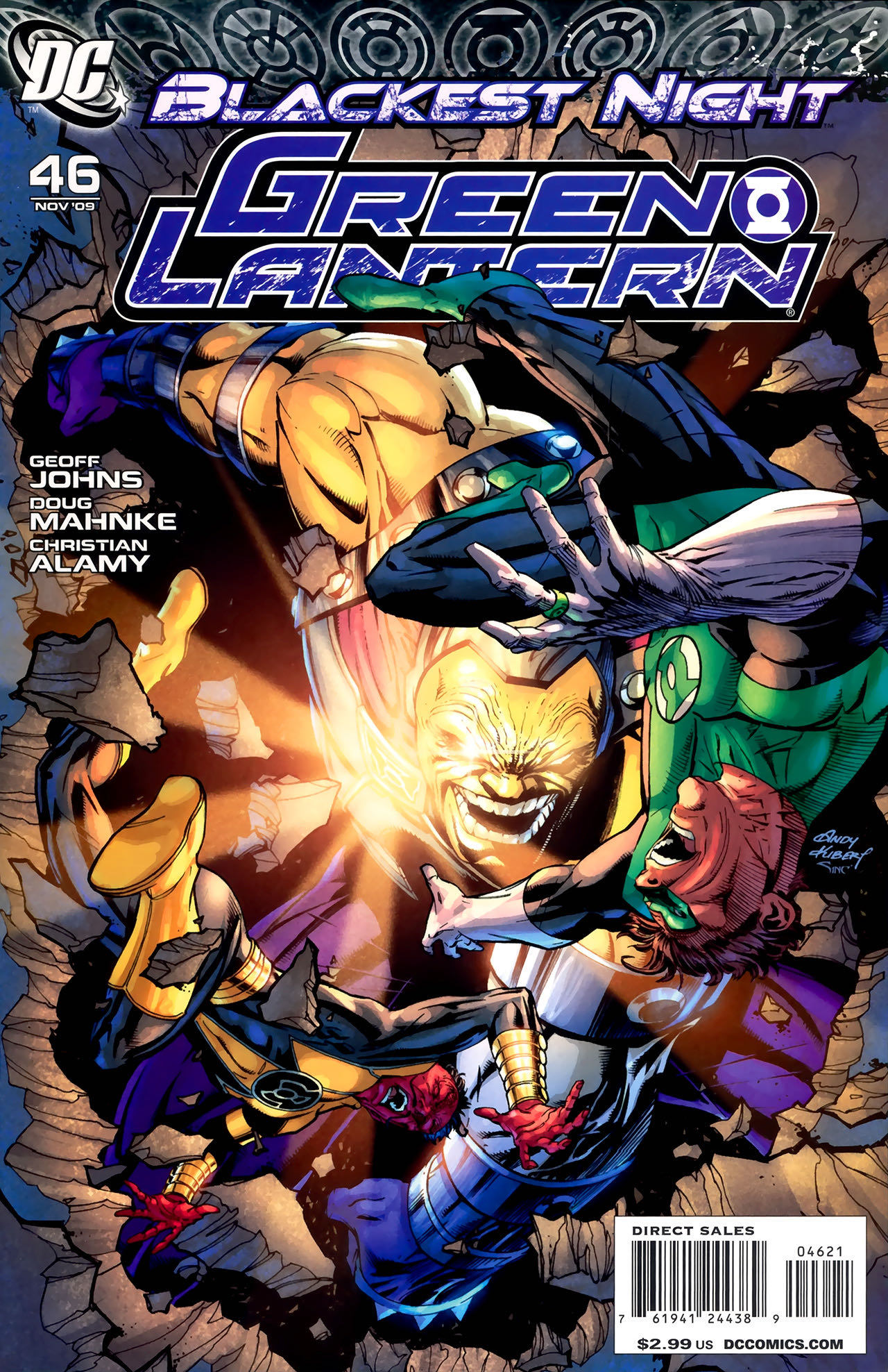 Green Lantern (2005) - DC Comics (46 - 11/2009) comic book collectible [Barcode 6194124438] - Main Image 2