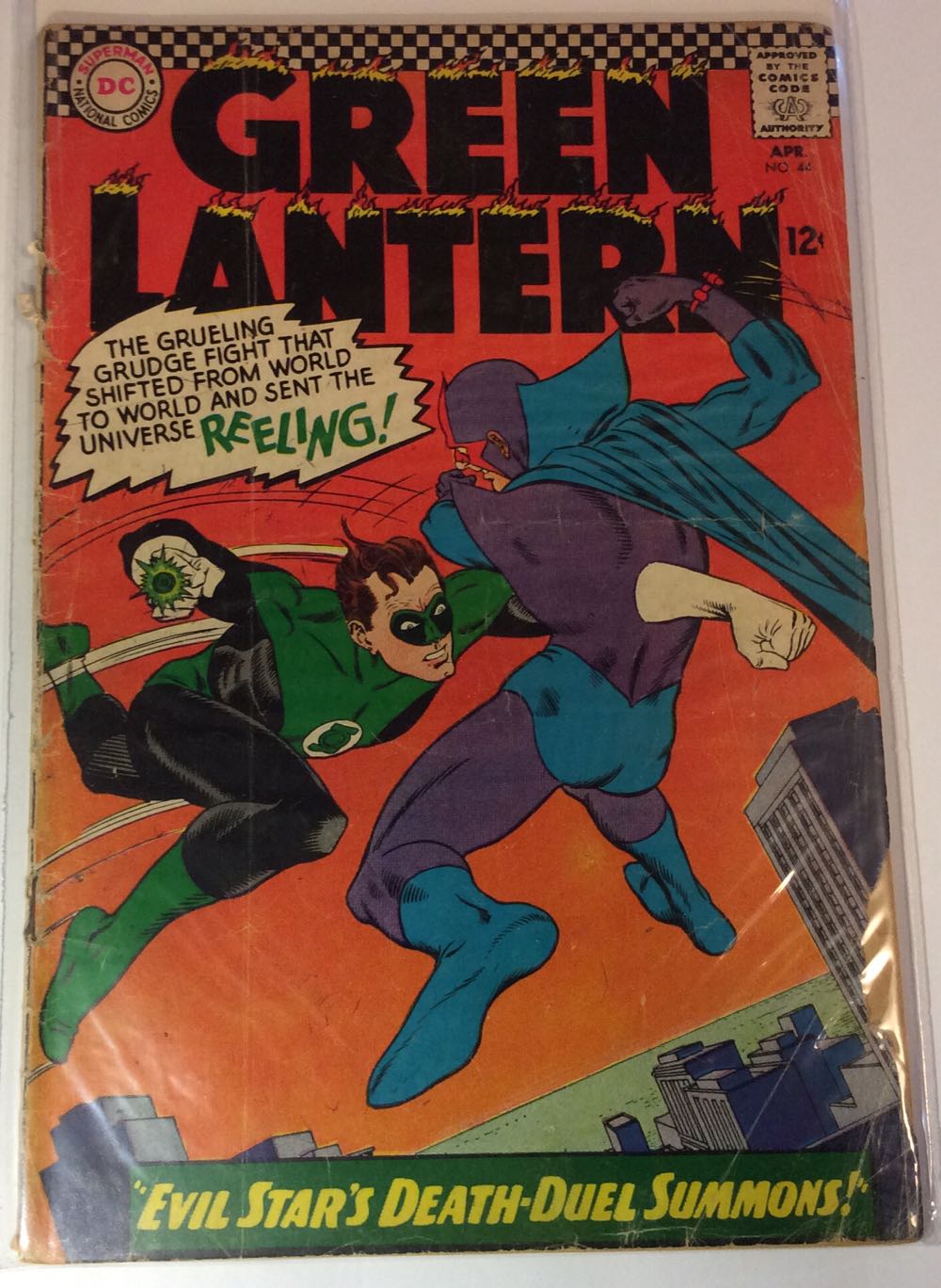 Green Lantern #44 - DC Comics (44 - 04/1966) comic book collectible [Barcode 82557000000000] - Main Image 2