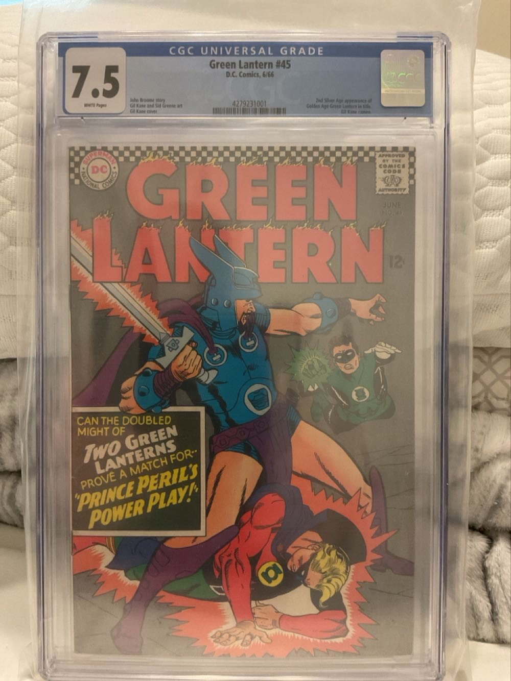 Green Lantern - DC (45 - Jun 1966) comic book collectible [Barcode 69000000000] - Main Image 2