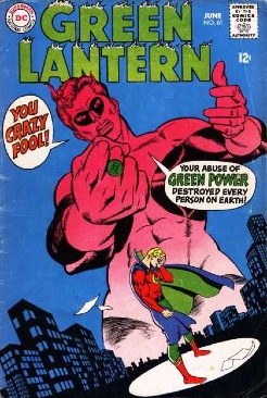 Green Lantern 61 - DC Comics (61 - Jun 1968) comic book collectible [Barcode 541222687855] - Main Image 1
