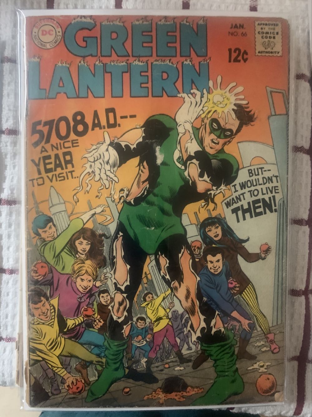 Green Lantern #66 - DC Comics (66 - 01/1969) comic book collectible [Barcode 25544445] - Main Image 3