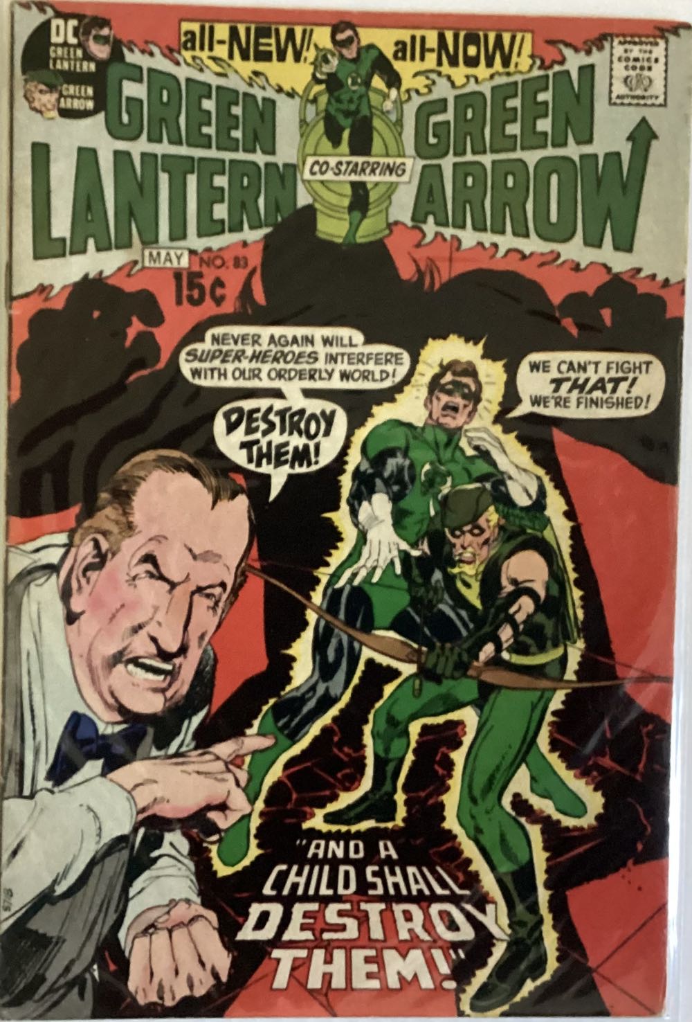 Green Lantern Co-Starring Green Arrow - DC Comics (83 - 05/1971) comic book collectible [Barcode 28447586] - Main Image 2