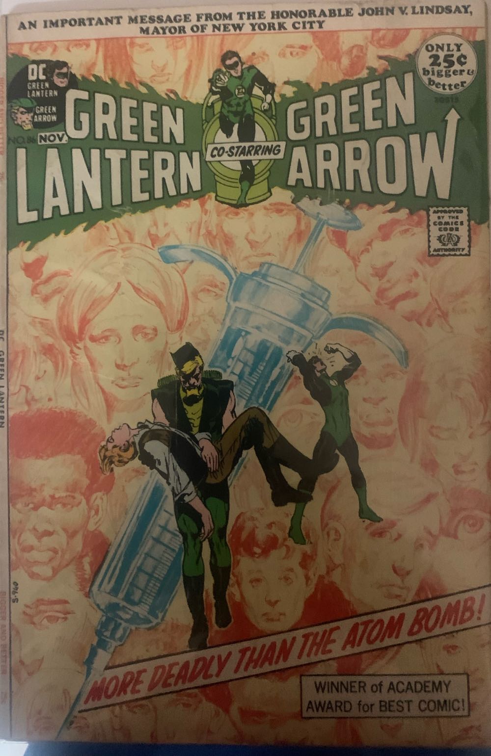 Green Lantern - DC (86 - Nov 1971) comic book collectible [Barcode 82446] - Main Image 2