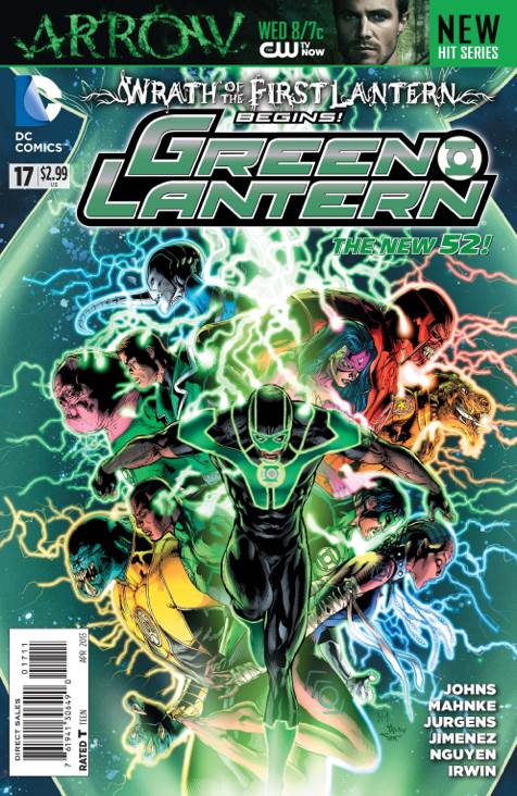Green Lantern vol5 - DC Comics (17 - Apr 2013) comic book collectible [Barcode 9781401209605] - Main Image 1
