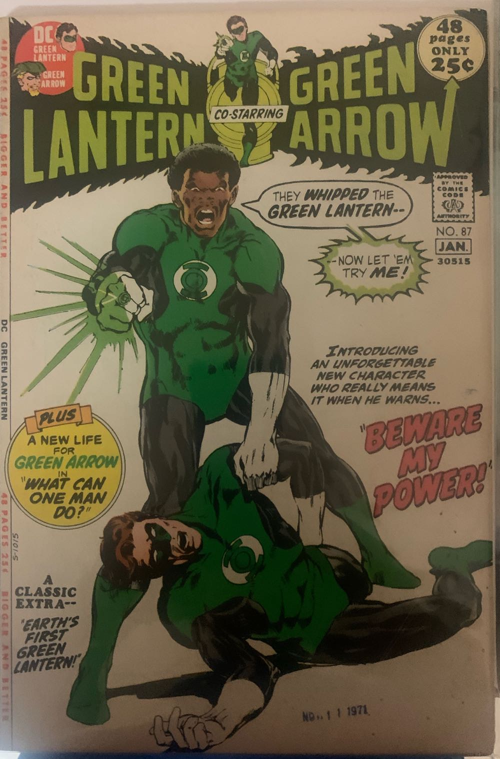 Green Lantern Vol. 2 - DC Comics (87 - Dec 1971) comic book collectible [Barcode 761941244389] - Main Image 2