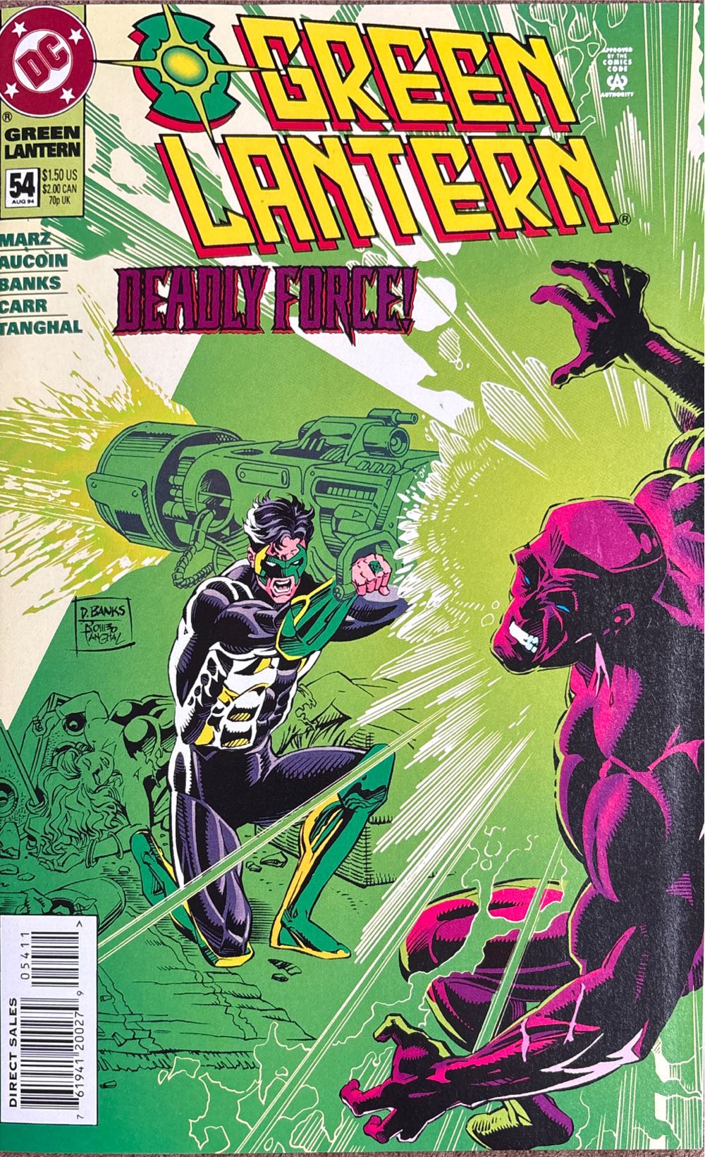 Green Lantern - DC Comics (54 - Aug 1994) comic book collectible [Barcode 76194120027905411] - Main Image 3