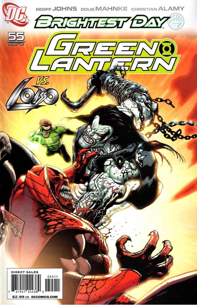 Green Lantern (2005) - DC (55 - Aug 2010) comic book collectible [Barcode 76194124438905511] - Main Image 1