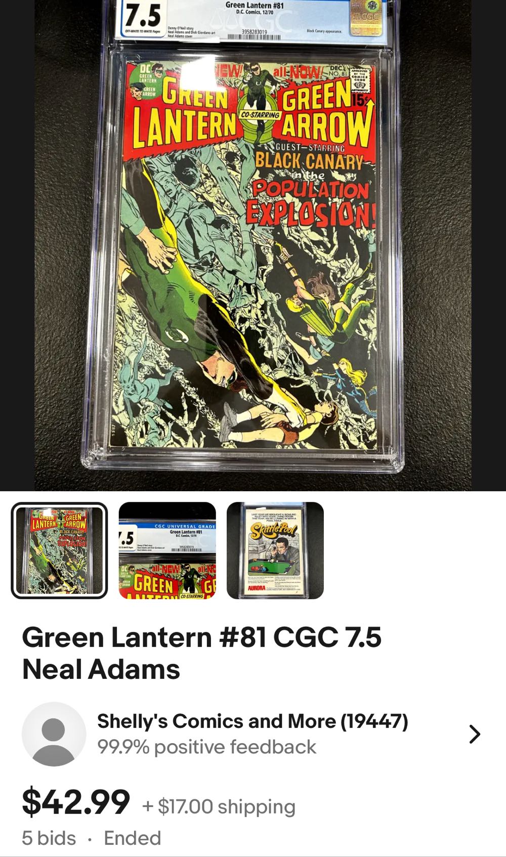 Green Lantern - DC Comics (81 - Dec 1970) comic book collectible - Main Image 4