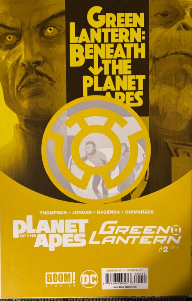 Planet Of The Apes/Green Lantern - DC (2 - Mar 2017) comic book collectible [Barcode 84428400591300231] - Main Image 2