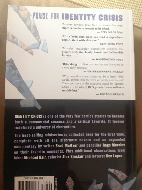 Identity Crisis - DC Comics (1-7 - Oct 2011) comic book collectible [Barcode 9781401204587] - Main Image 2