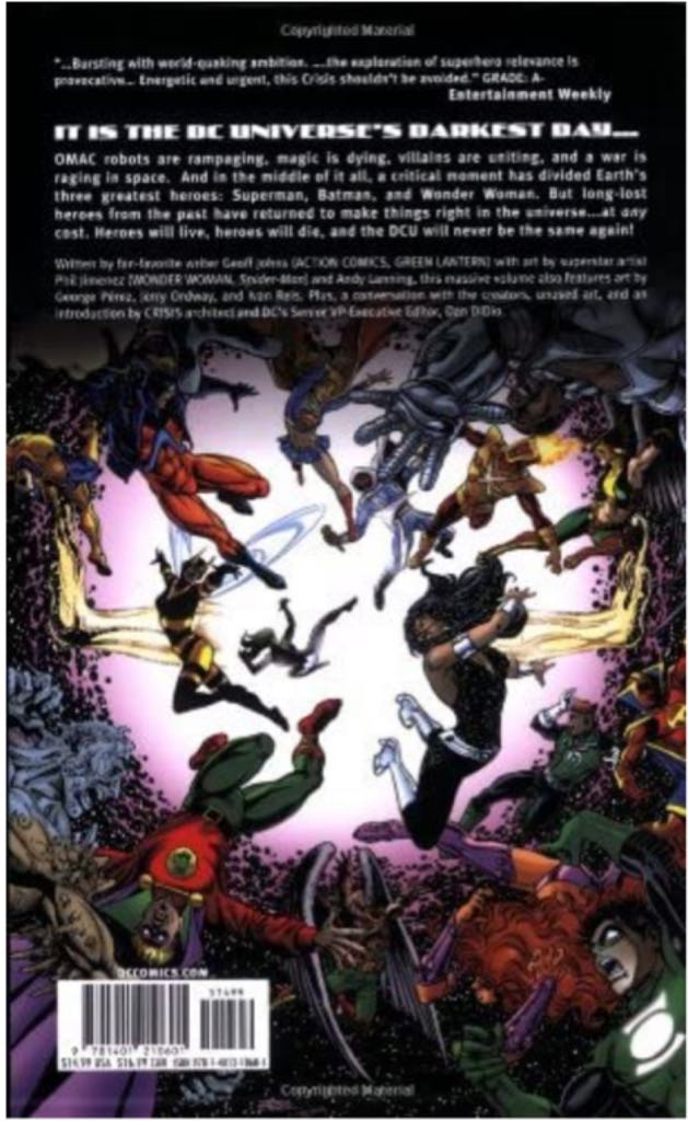 Infinite Crisis - DC (1 - Dec 2005) comic book collectible [Barcode 9781401210601] - Main Image 2