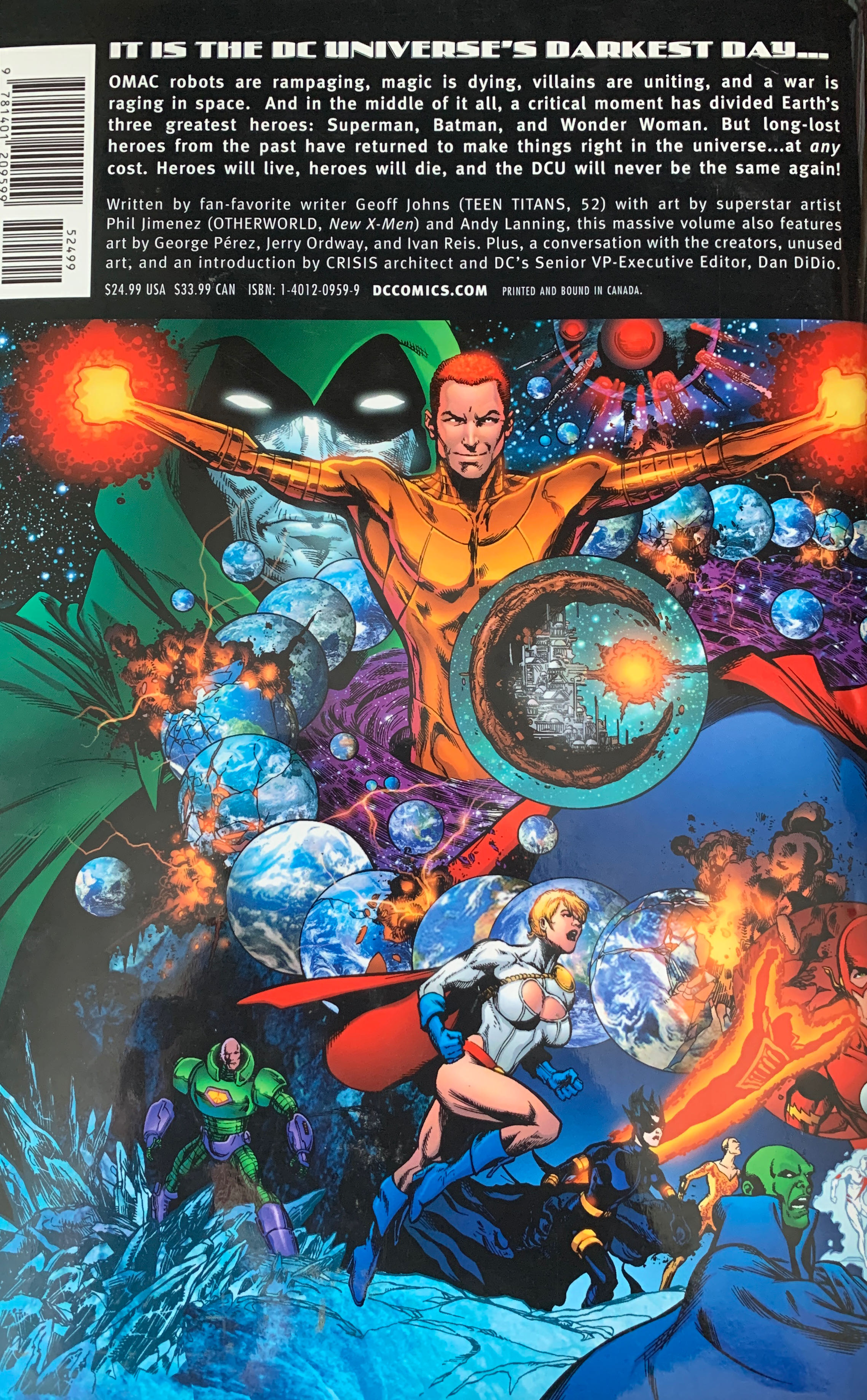 infinite crisis - DC Comics (1) comic book collectible [Barcode 9781401209599] - Main Image 2