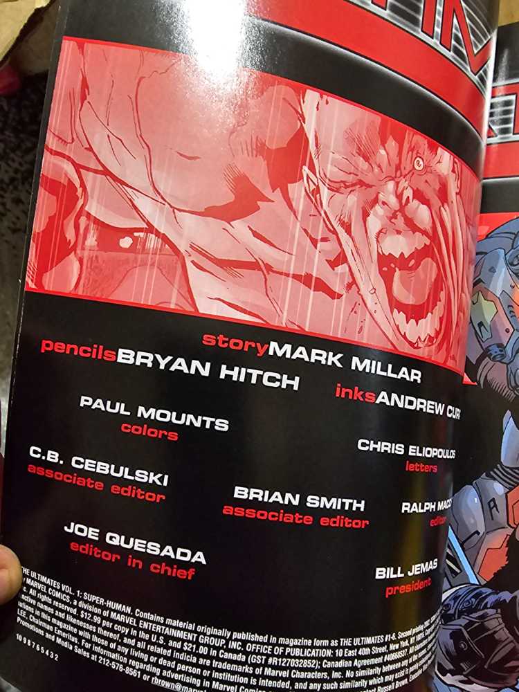 Ultimates - Marvel Comics (1 - 03/2002) comic book collectible [Barcode 978078510960051299] - Main Image 4