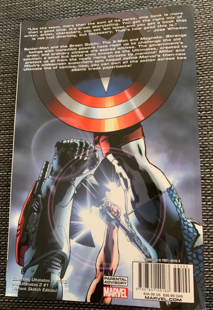 Ultimates 2 - Marvel Comics (#2 - Mar 2012) comic book collectible [Barcode 9780785149163] - Main Image 2