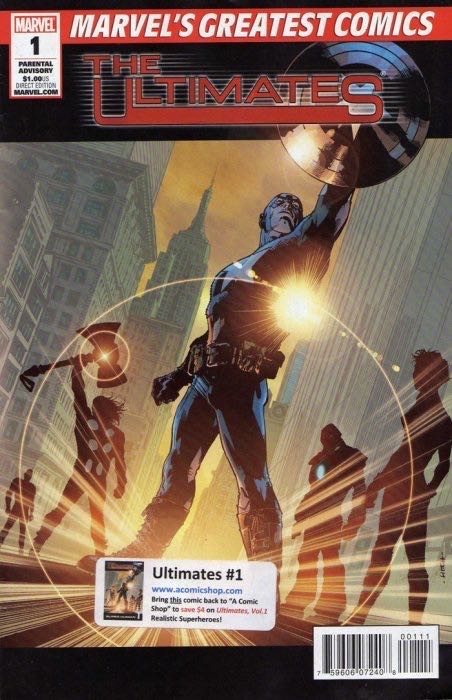 Ultimate Comics: The Ultimates - Marvel Comics (1 - Oct 2011) comic book collectible [Barcode 75960607616100111] - Main Image 2