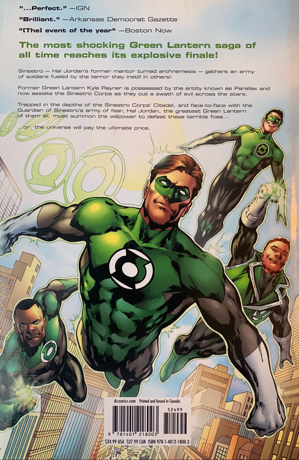 Green Lantern: Sinestro Corps Special - DC Comics (2) comic book collectible [Barcode 978140121800352499] - Main Image 2