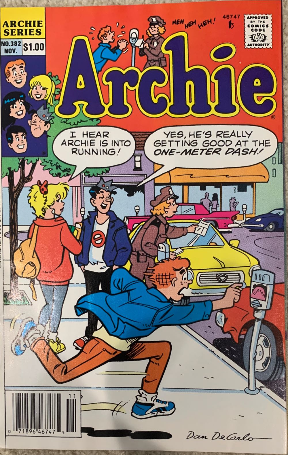 Archie - Archie Comic Publications, Inc. (382 - Nov 1990) comic book collectible [Barcode 762816467476] - Main Image 2