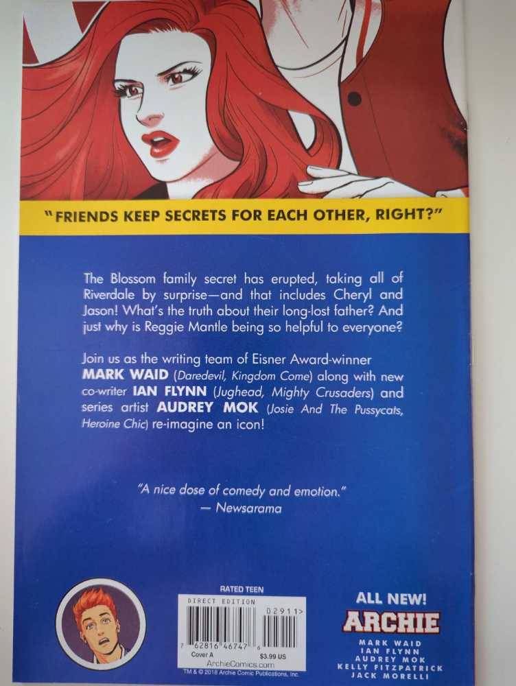 Archie (002) - Archie Comic Publication, Inc. (29 - May 2018) comic book collectible [Barcode 76281646747602911] - Main Image 2