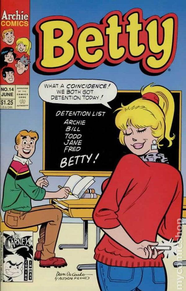 Betty  (14) comic book collectible [Barcode 009128467535] - Main Image 1