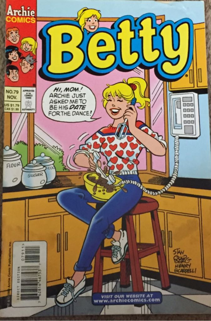 Betty  (79) comic book collectible [Barcode 762816467537] - Main Image 1