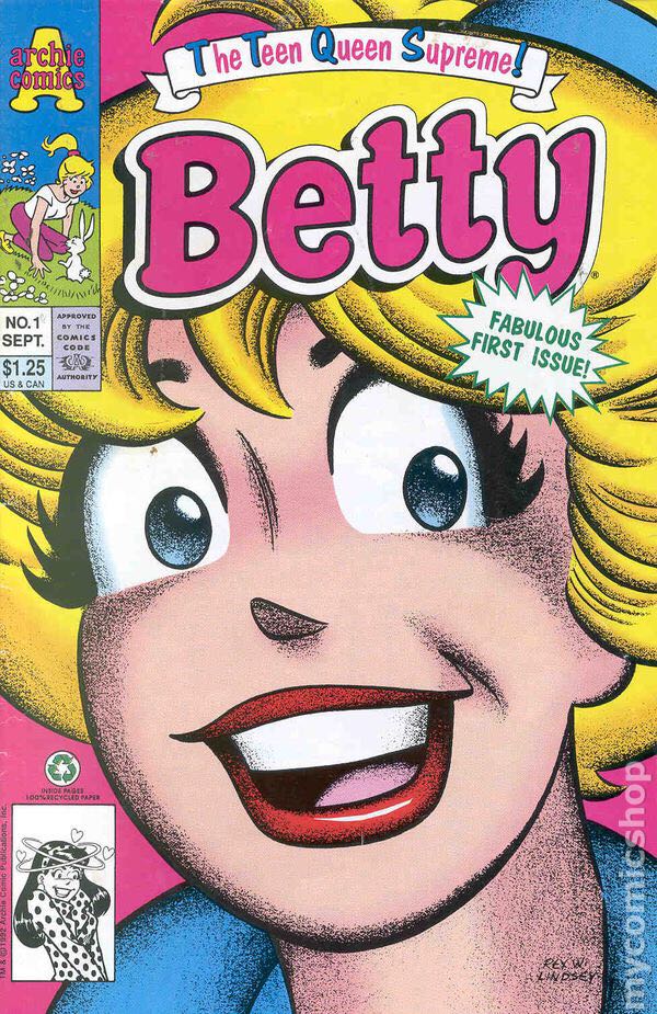 Betty - Archie Comics (1) comic book collectible [Barcode 722627467539] - Main Image 1