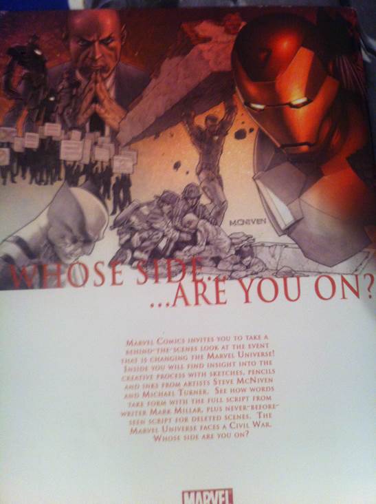 Civil War - Marvel (1 - Sep 2006) comic book collectible [Barcode 759606059218] - Main Image 2