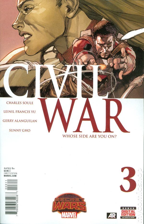 Civil War: Secret Wars - Marvel Comics (3 - Oct 2015) comic book collectible [Barcode 75960608208700311] - Main Image 2