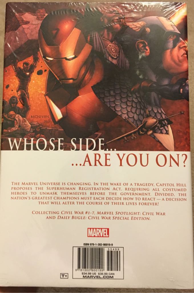 Civil War  (1) comic book collectible [Barcode 759606059218] - Main Image 2