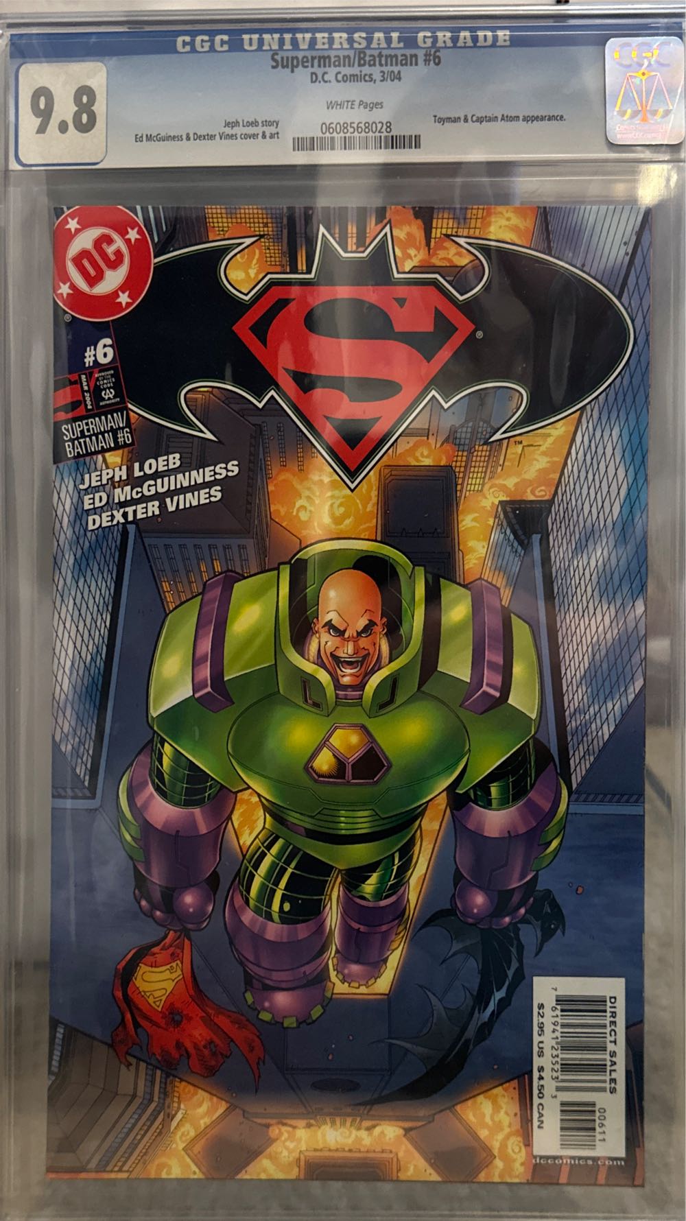 Superman/Batman - DC (6 - Mar 2004) comic book collectible [Barcode 76194123523300611] - Main Image 2