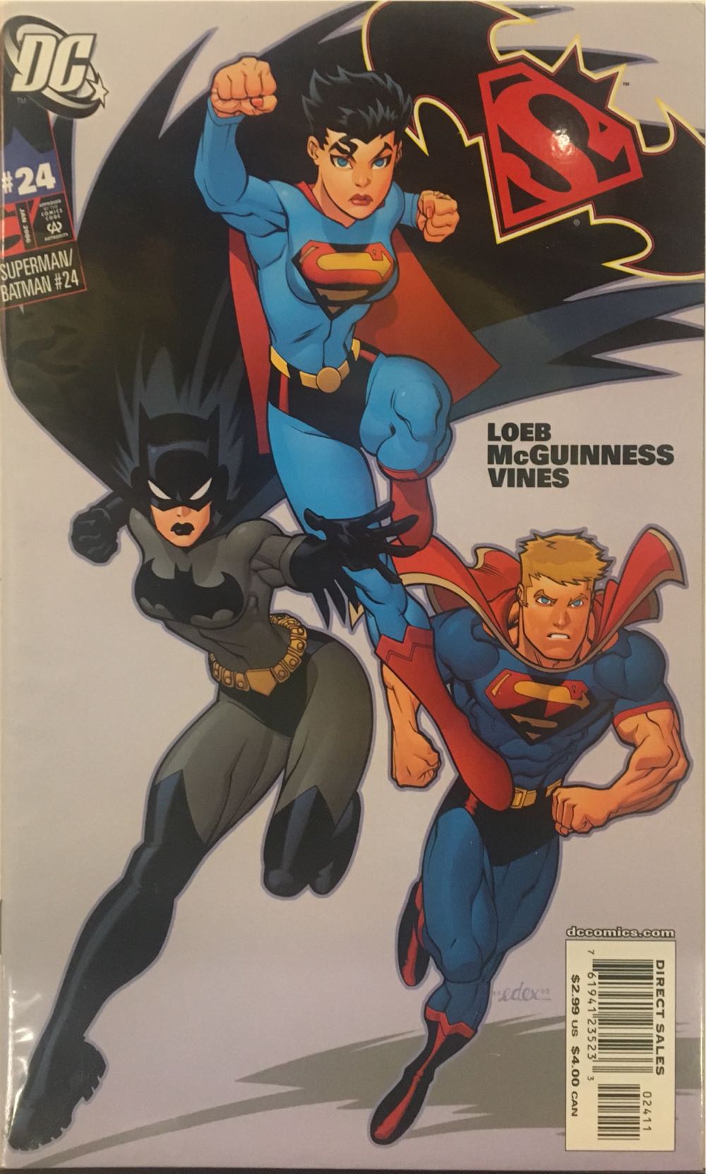 Superman / Batman - DC Comics (24 - Jan 2006) comic book collectible [Barcode 76194123523302411] - Main Image 2
