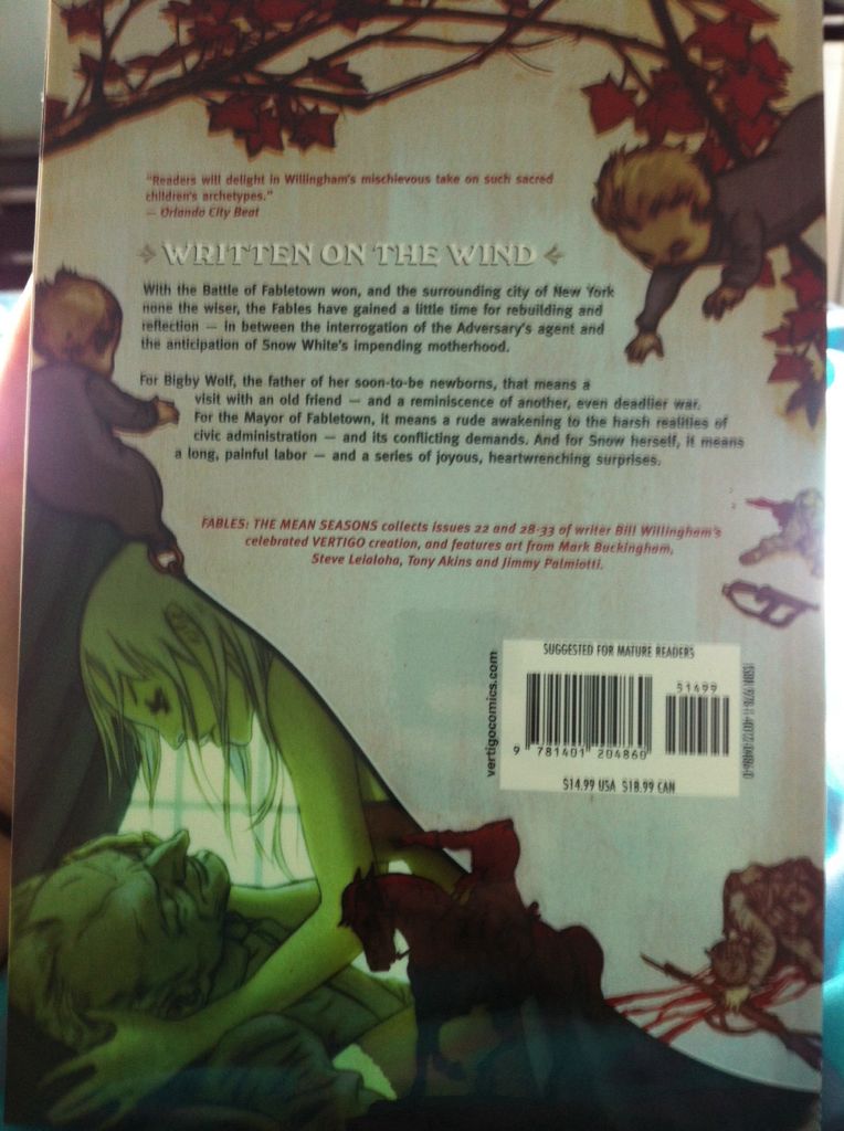 Fables - Vertigo (5) comic book collectible [Barcode 761941246284] - Main Image 2