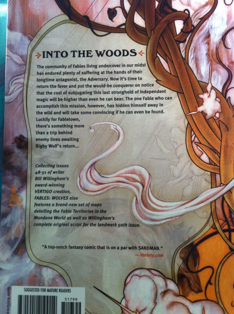 Fables - Vertigo (8) comic book collectible [Barcode 9781401210014] - Main Image 2