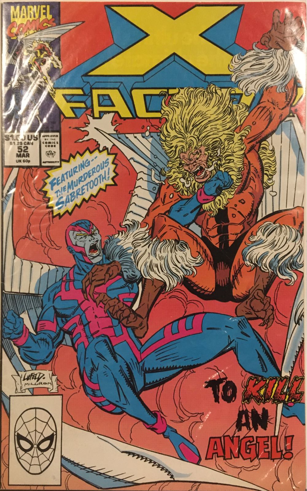 X-Factor - Marvel (52 - Mar 1990) comic book collectible [Barcode 071486021452] - Main Image 2
