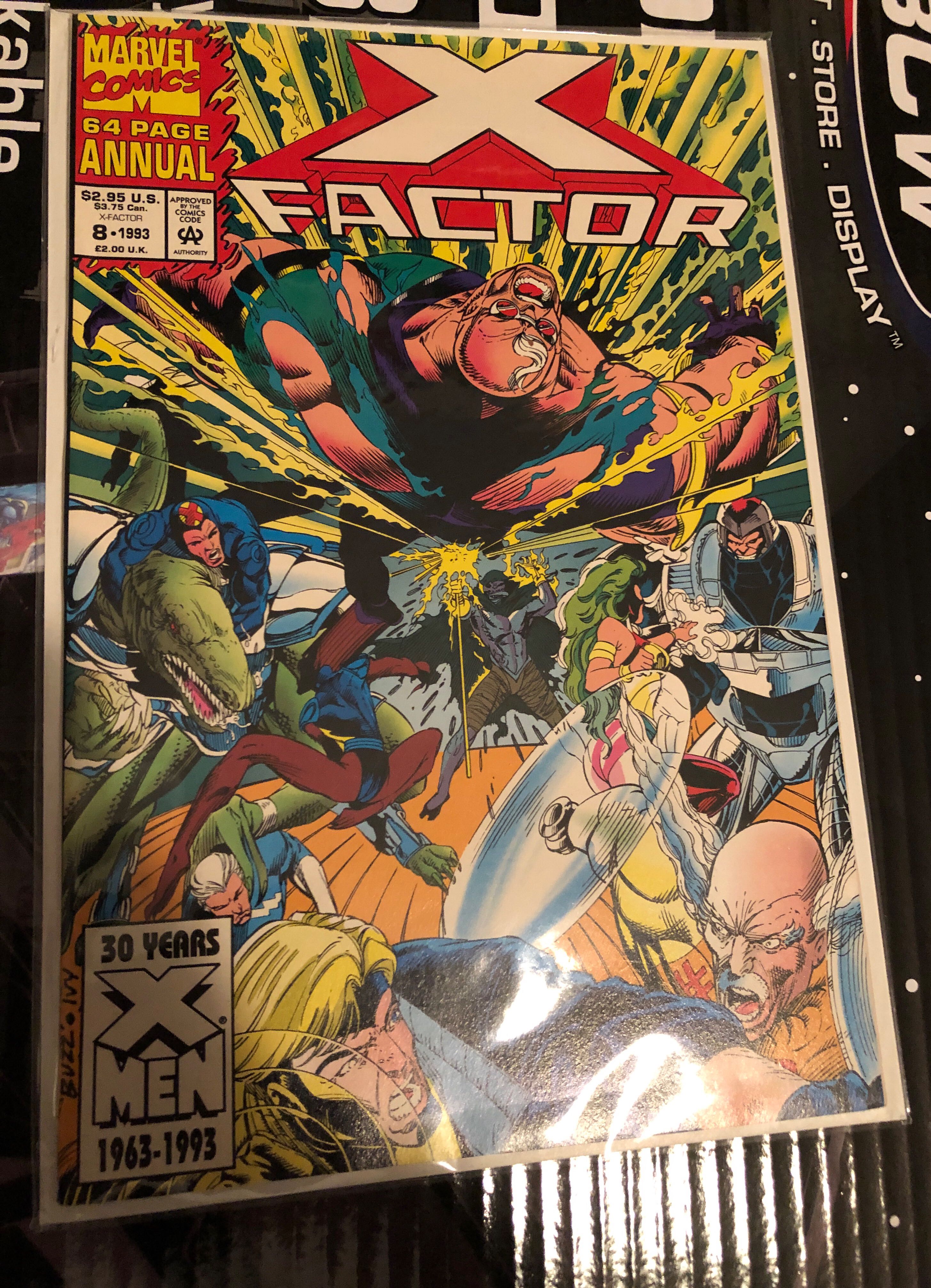 X-Factor (1986) Annual - Marvel (8 - May 1993) comic book collectible [Barcode 071486025825] - Main Image 2