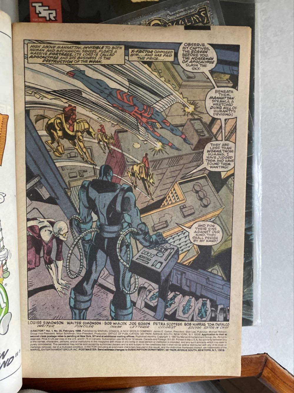 X-Factor - Marvel Comics (25 - 02/1988) comic book collectible [Barcode 071486021452] - Main Image 2