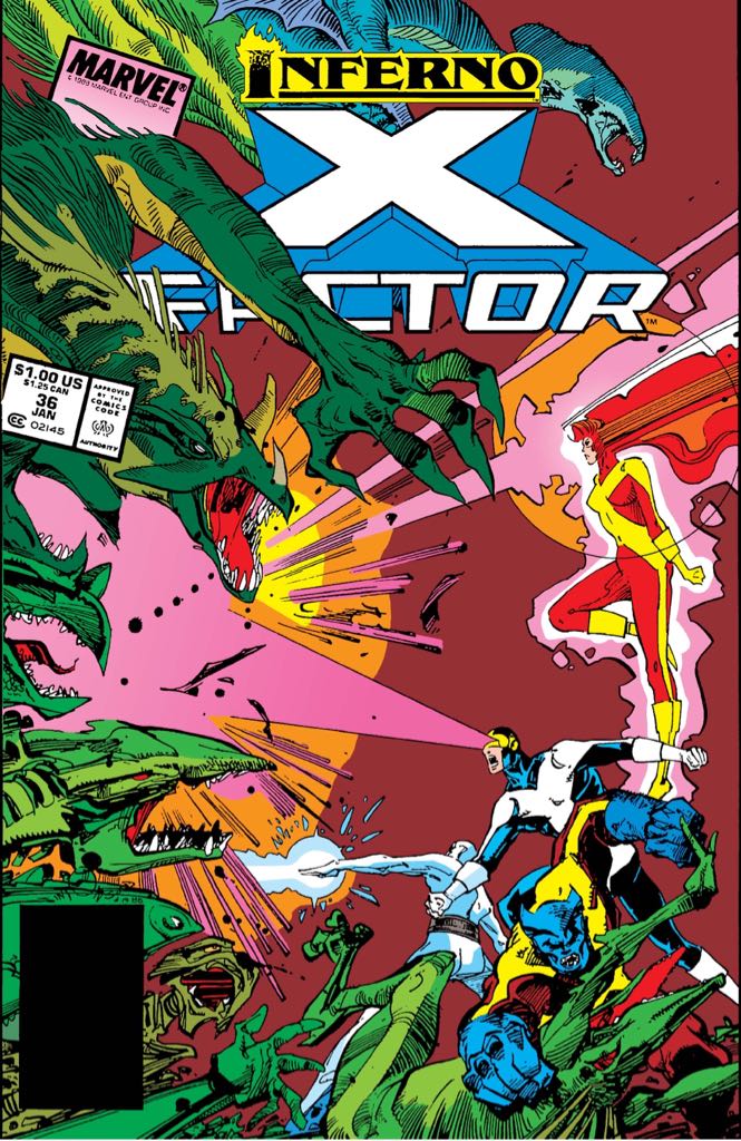 X-Factor - Marvel Comics (36 - Jan 1989) comic book collectible [Barcode 071486021452] - Main Image 2