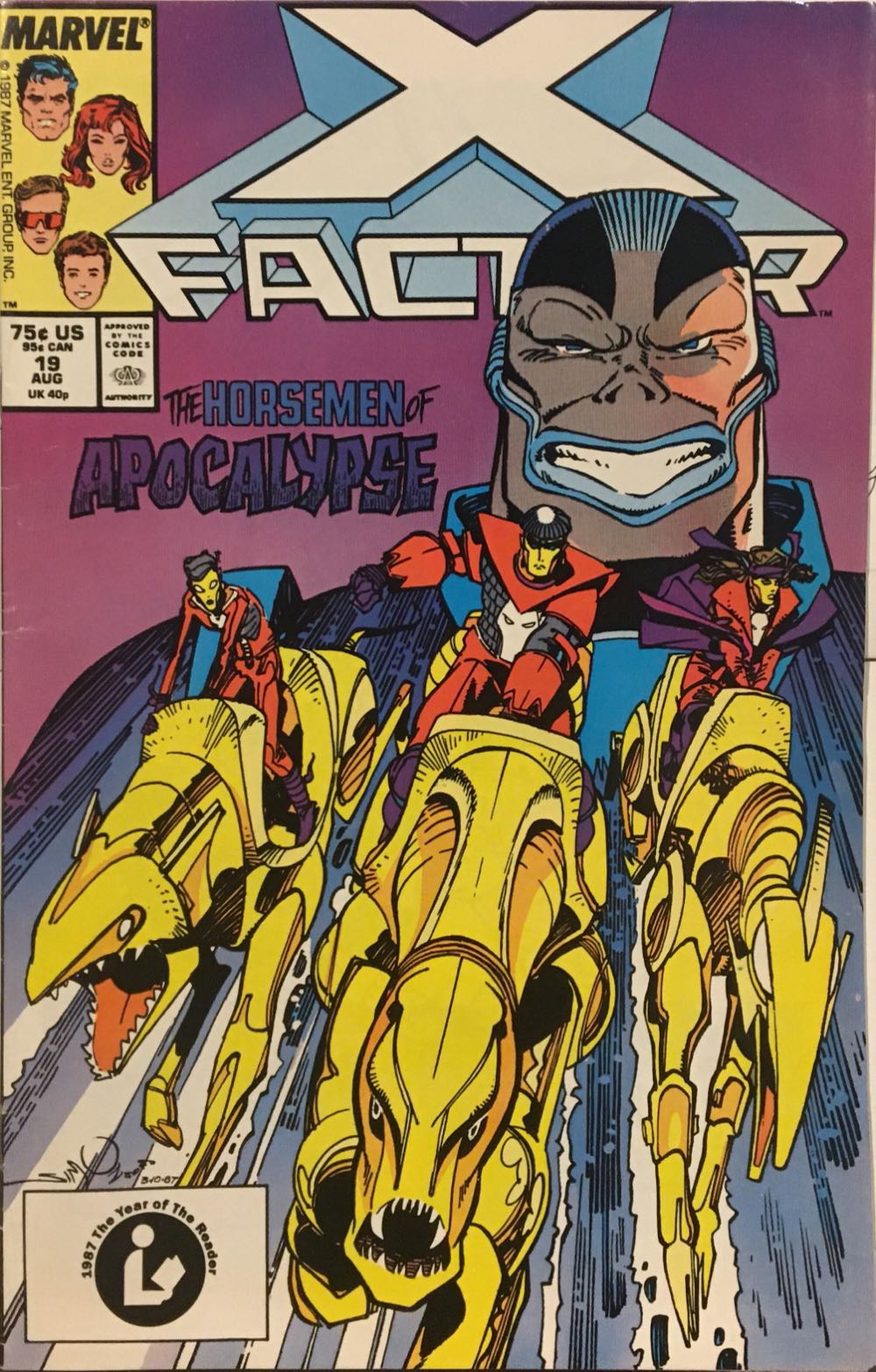 X-Factor - Marvel (19 - Aug 1987) comic book collectible [Barcode 071486021452] - Main Image 2