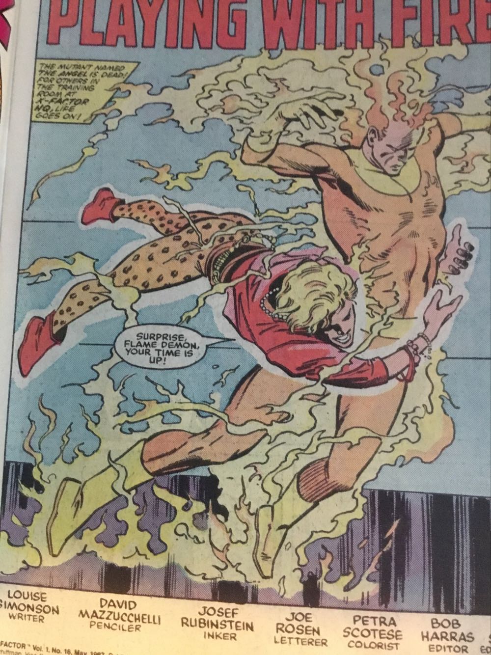 X-Factor - Marvel Comics (16 - May 1987) comic book collectible [Barcode 071486021452] - Main Image 3