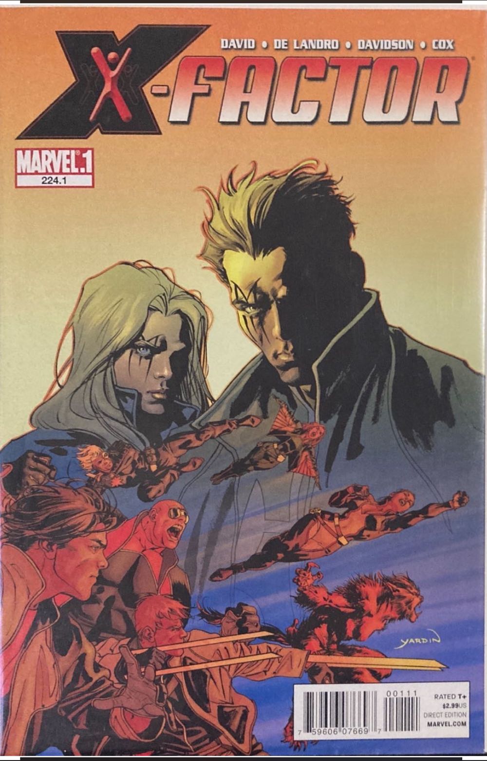 X-Factor - Marvel Comics (224.1 - Nov 2011) comic book collectible [Barcode 759606076697] - Main Image 3