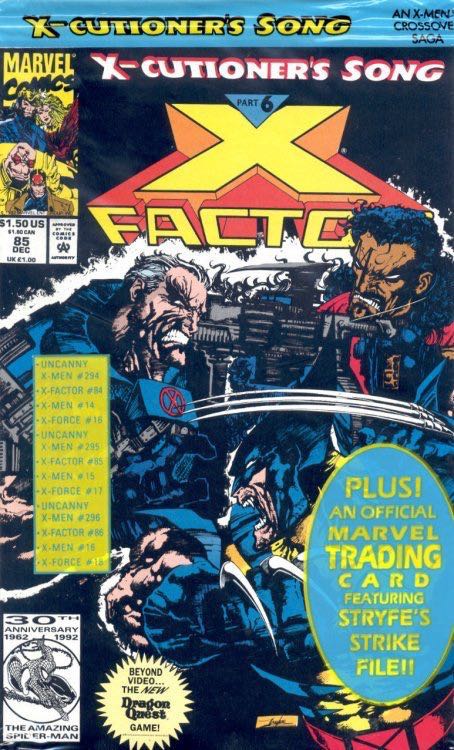 X-Factor - Marvel Comics (85 - Dec 1992) comic book collectible [Barcode 071486021452] - Main Image 2