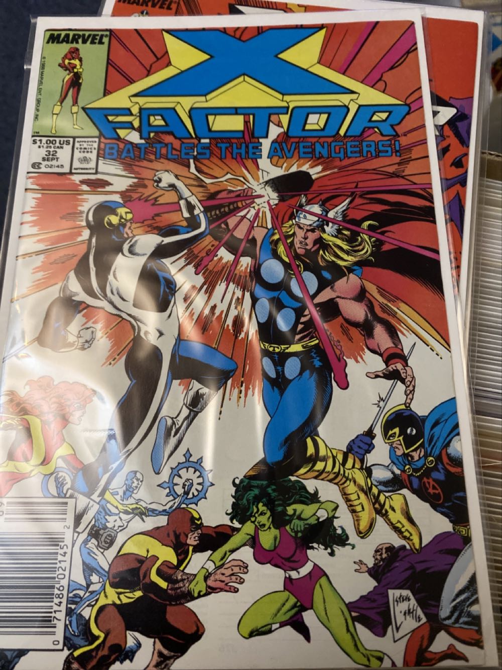 X-Factor (1986) - Marvel (32 - Sep 1988) comic book collectible [Barcode 071486021452] - Main Image 4