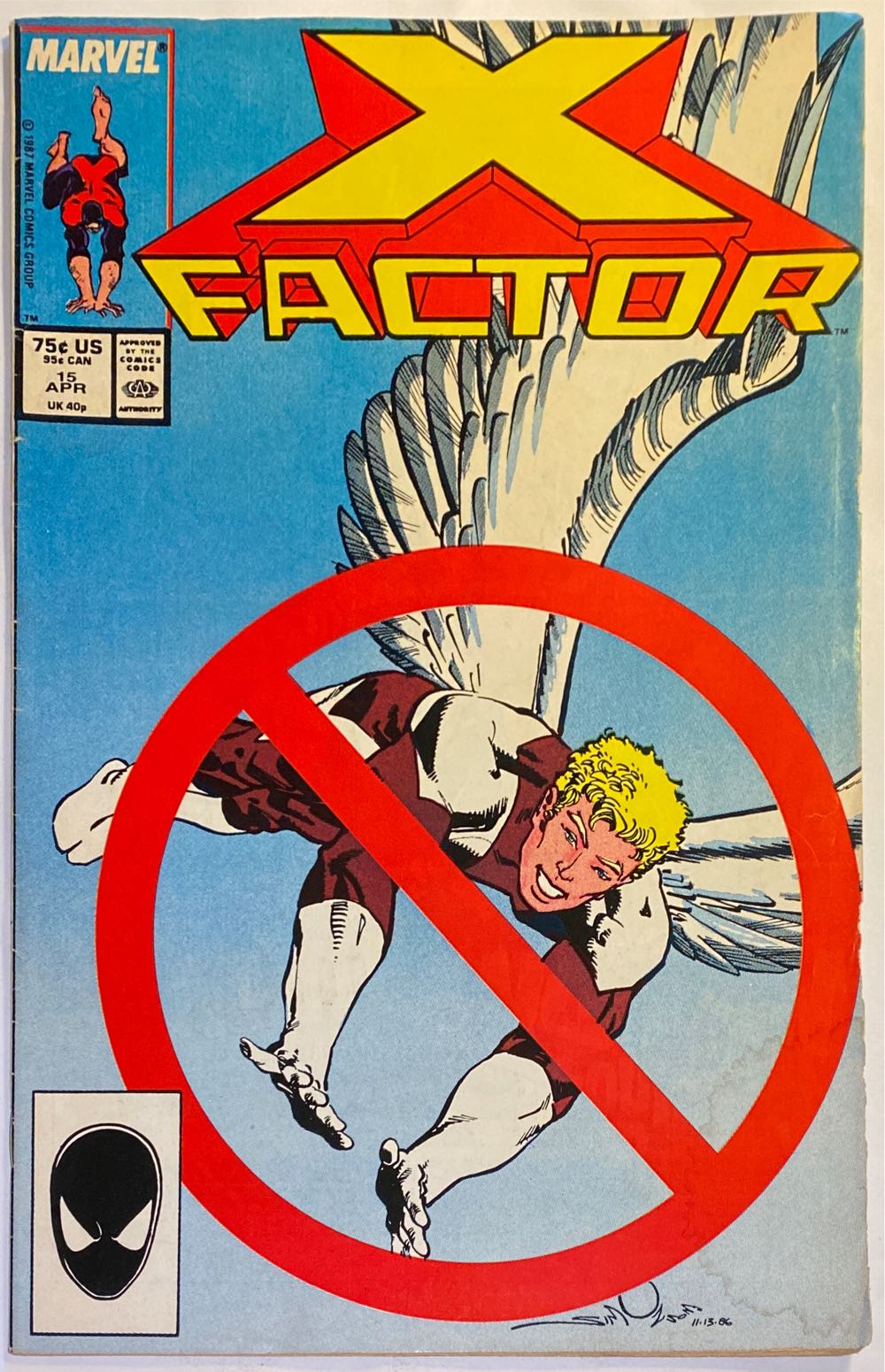 X-Factor - Marvel (15 - Apr 1987) comic book collectible [Barcode 071486021452] - Main Image 2