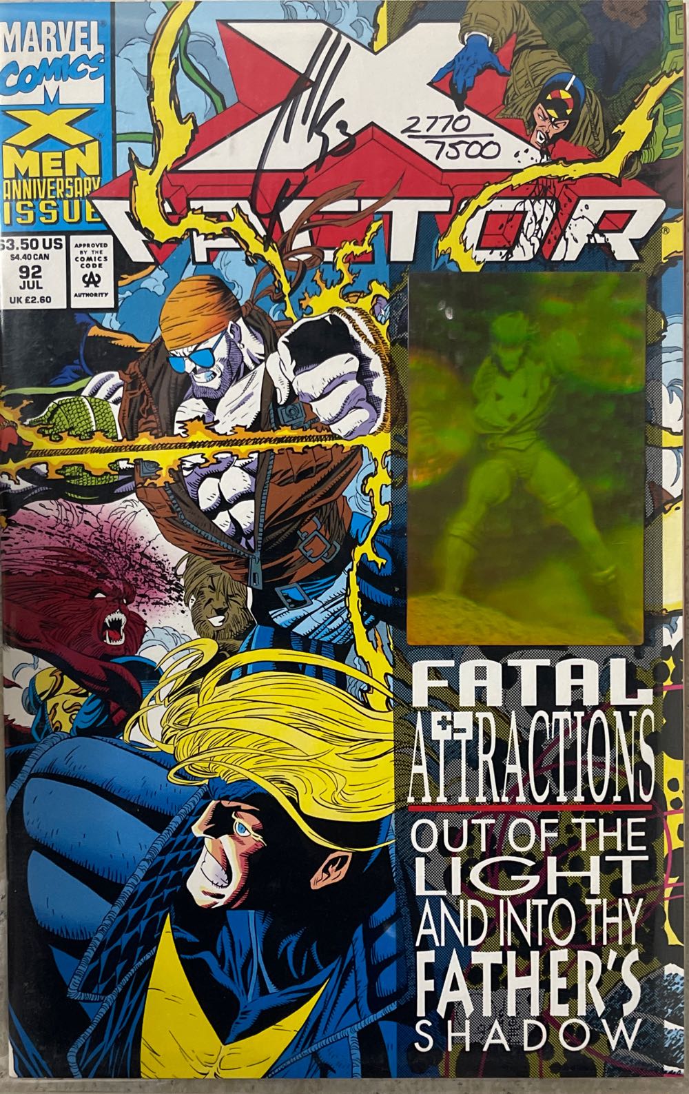 X-Factor - Marvel (92 - Jul 1993) comic book collectible [Barcode 75960602145109211] - Main Image 3