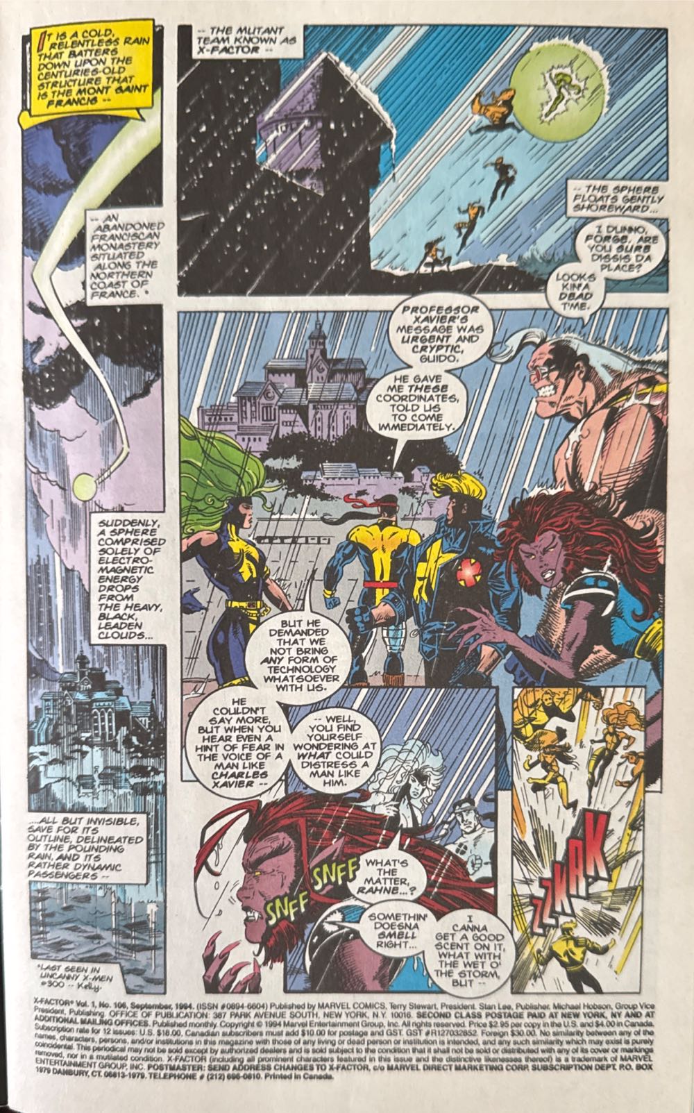 X-Factor - Marvel Comics (106 - 09/1994) comic book collectible [Barcode 75960602145110621] - Main Image 3