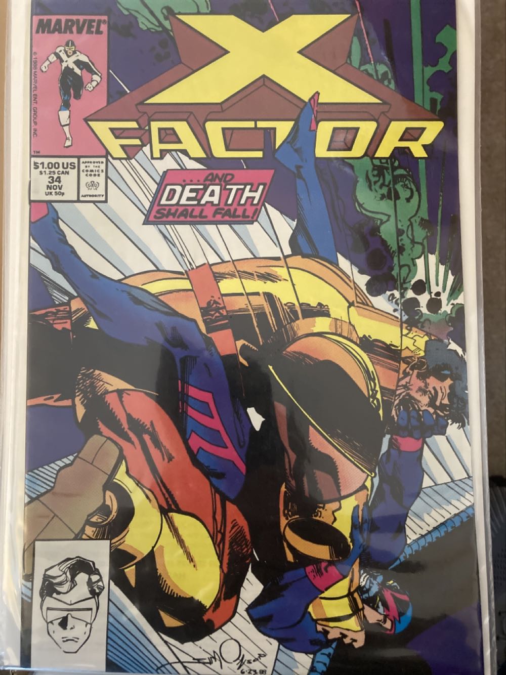 X-Factor - Marvel Comics (34 - 11/1988) comic book collectible - Main Image 2