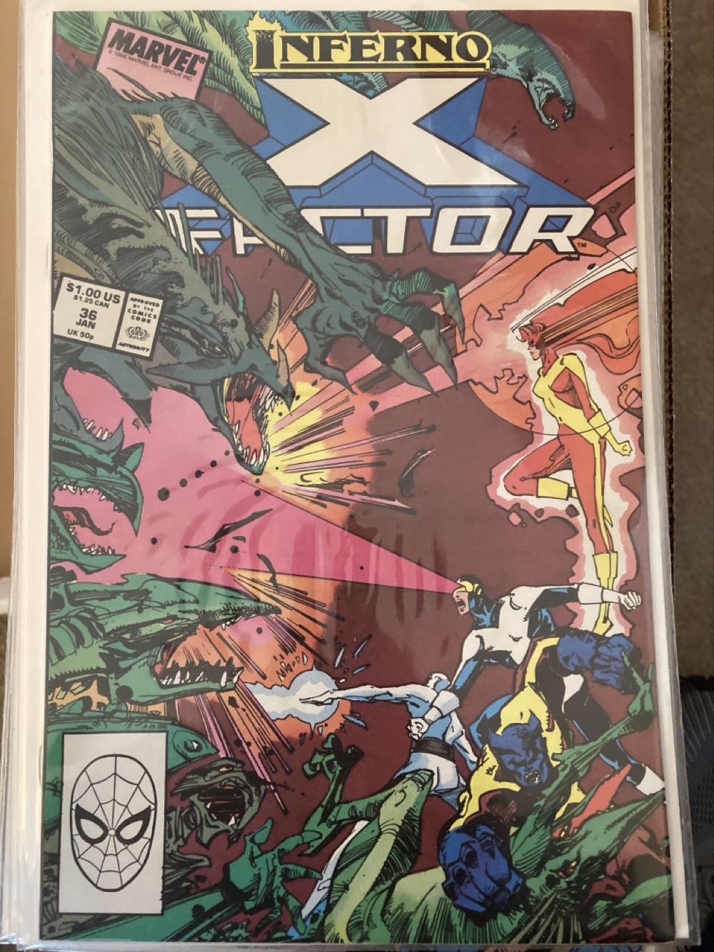 X-Factor (1986) - Marvel Comics (36 - Jan 1989) comic book collectible - Main Image 2